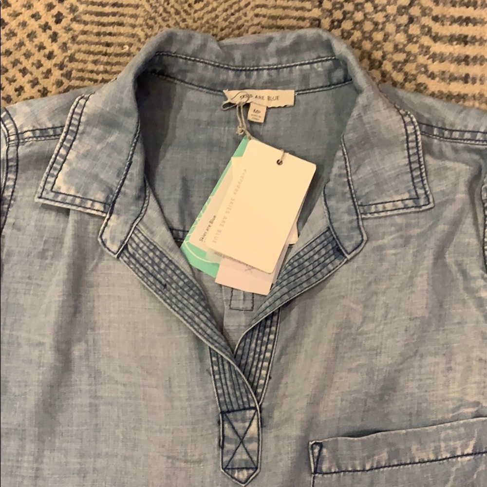 Alisson Chambray Top